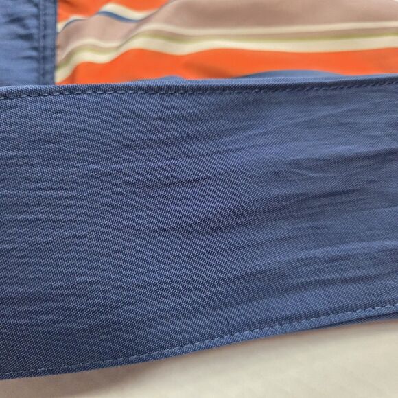 BAGGALLINI Navy Pacific Blue Stripes CROSSBODY SHOULDER BAG Adjustable 14x11" - Picture 6 of 12